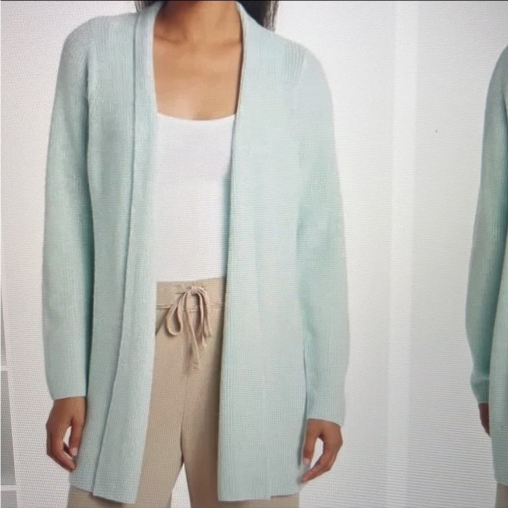NWT. Eileen fisher light blue  cardigan